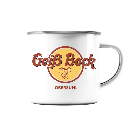 Tassen, Mugs, Bottles etc. - Emaille Tasse (Silber)